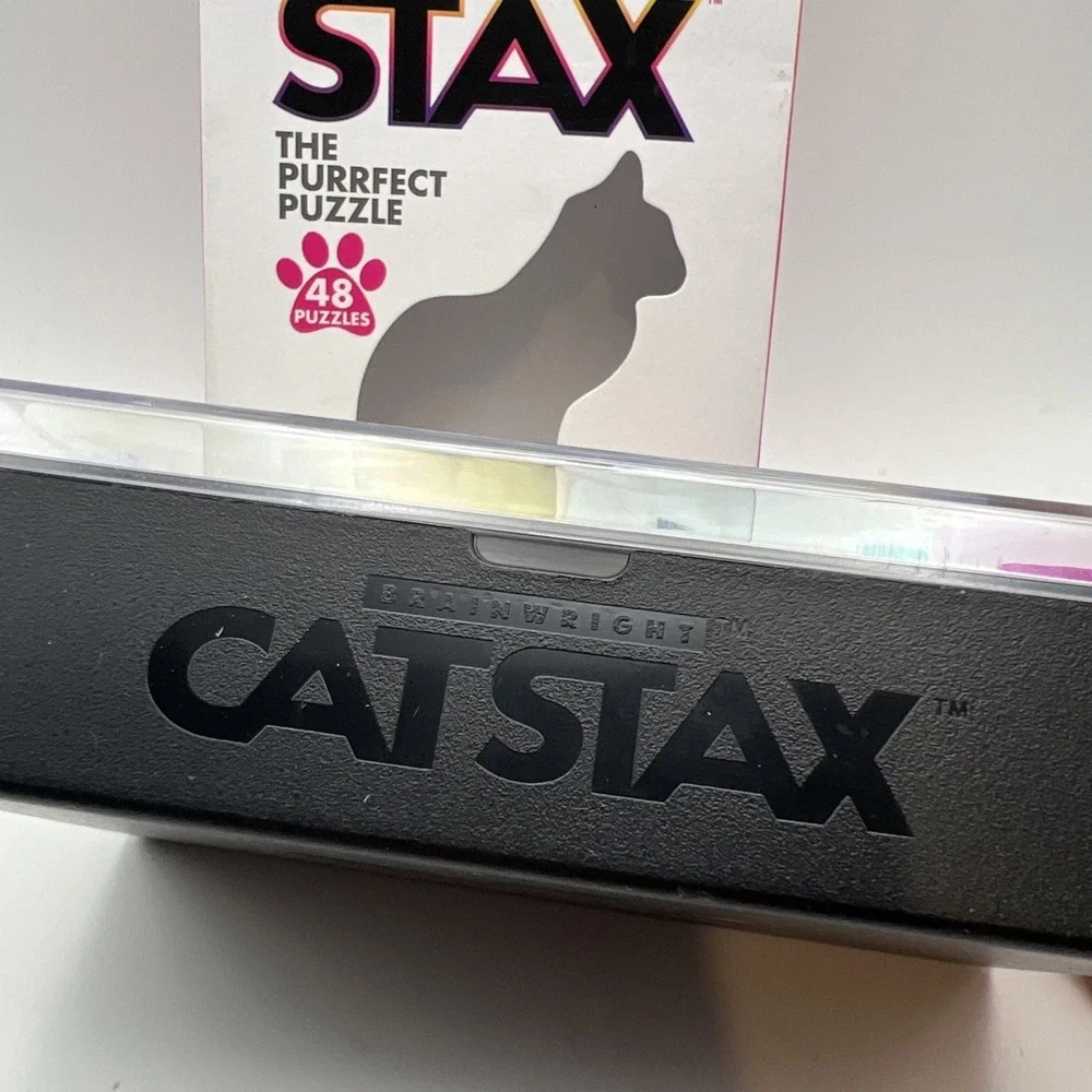 Cat Stax The Purrfect Puzzle Brainwright 48 Challenges Game